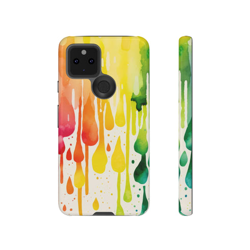 Rainbow Spring Showers - Impact Resistant Phone Case